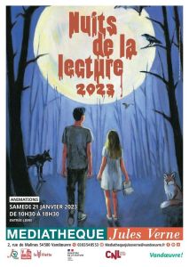 Nuits de la lectures Médiathèque Jules Verne